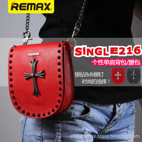 Rivet and Diamond Design Fashionable Backpack
